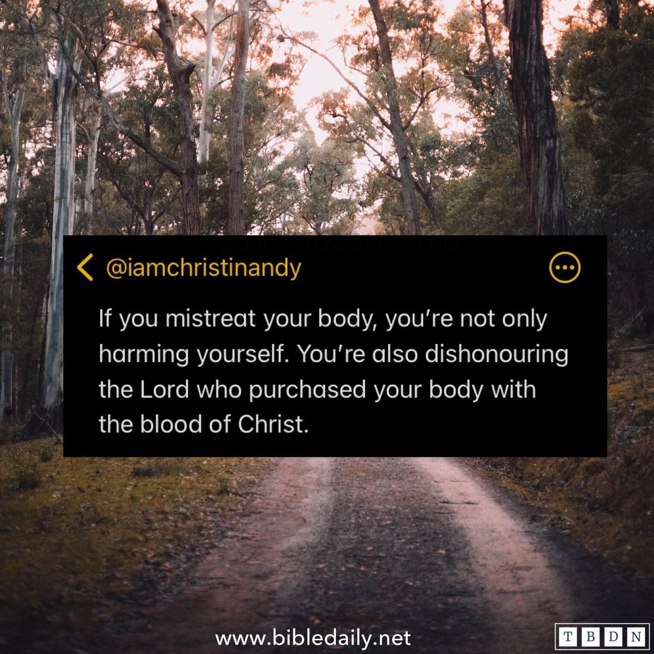 Take Care of Your Body | The Bible Daily Network