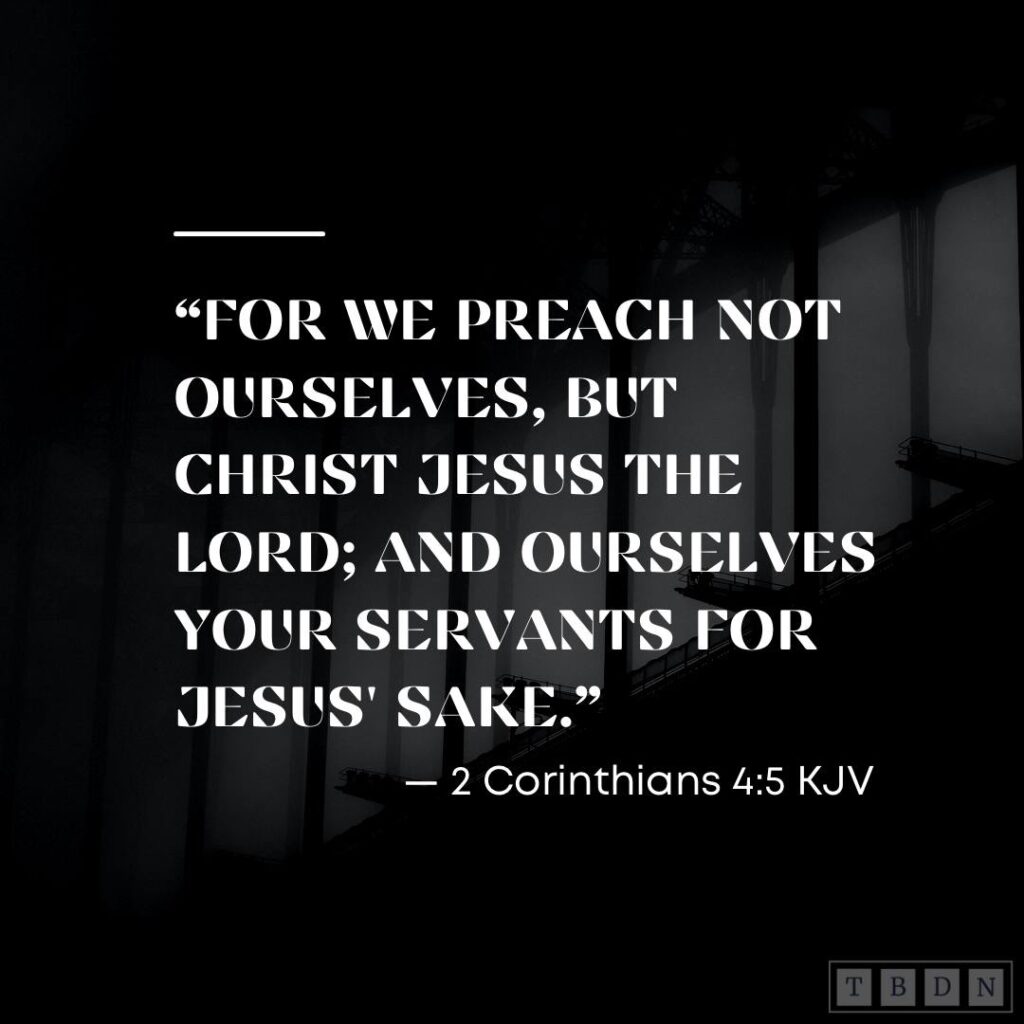 Devotional | Don’t preach yourself