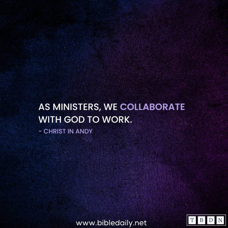 Working With God We Are God’s Co-Workers | The Bible Daily Network