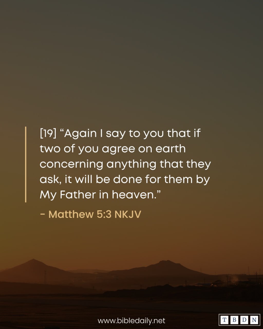 The Spirit of Agreement | The Bible Daily Network