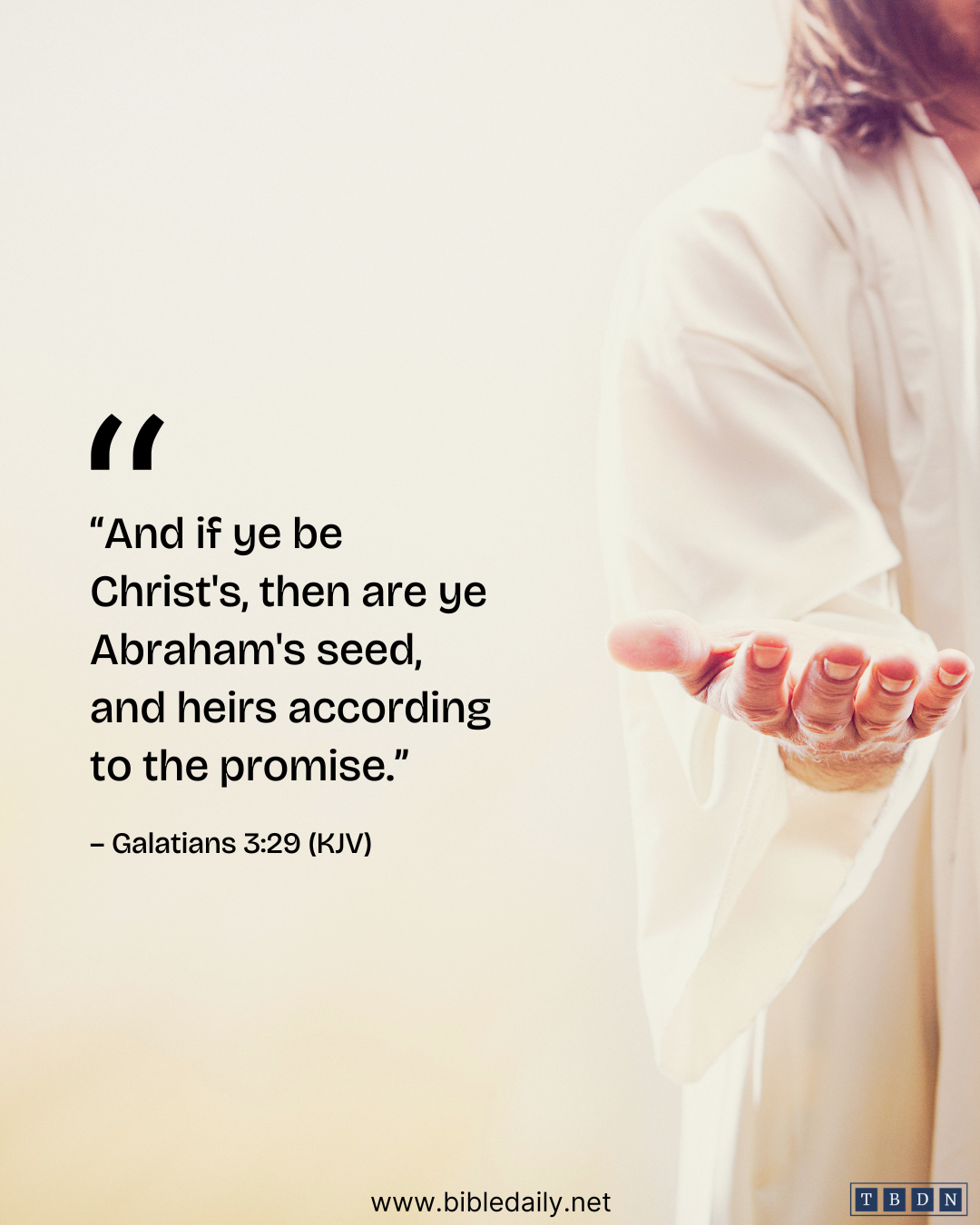 Promised Child You Are a Child of the Promise | The Bible Daily Network