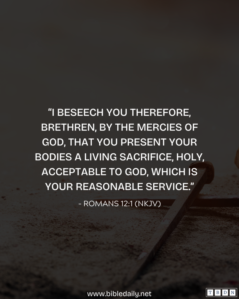 Devotional - Commit Your Body to Serve the Lord