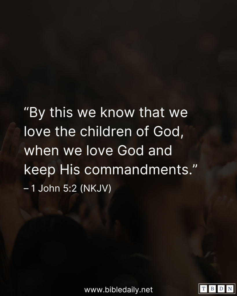 Devotional - How to Know You Love God's People