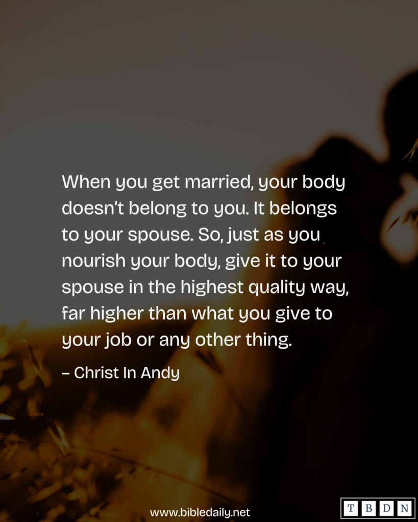 Devotional - Love Your Wife as Your Own Body, Dear Husband