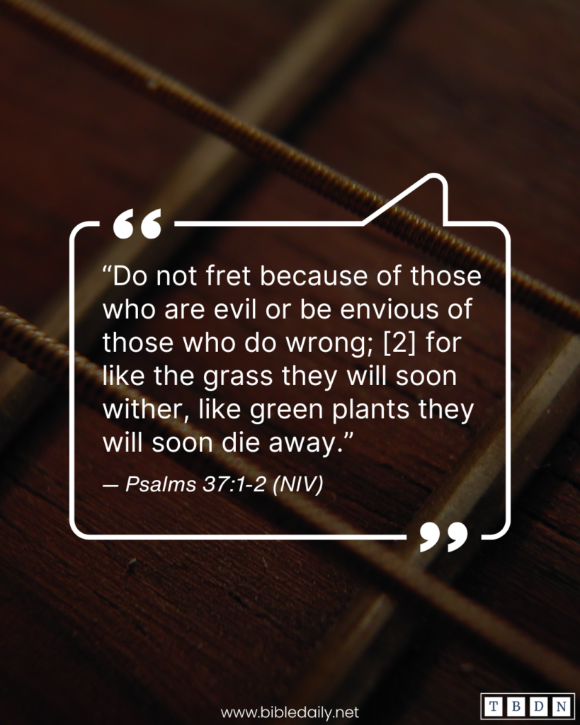 Devotional - Have A Long View of Life