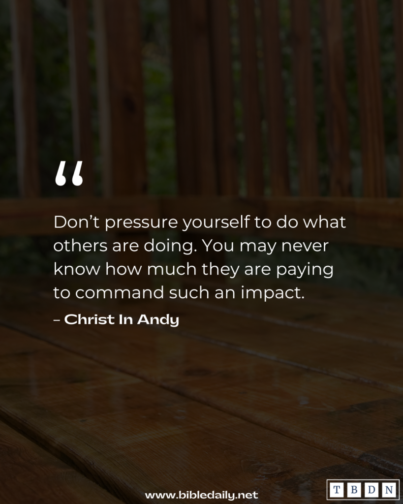 Devotional - Same Mission But Different Method