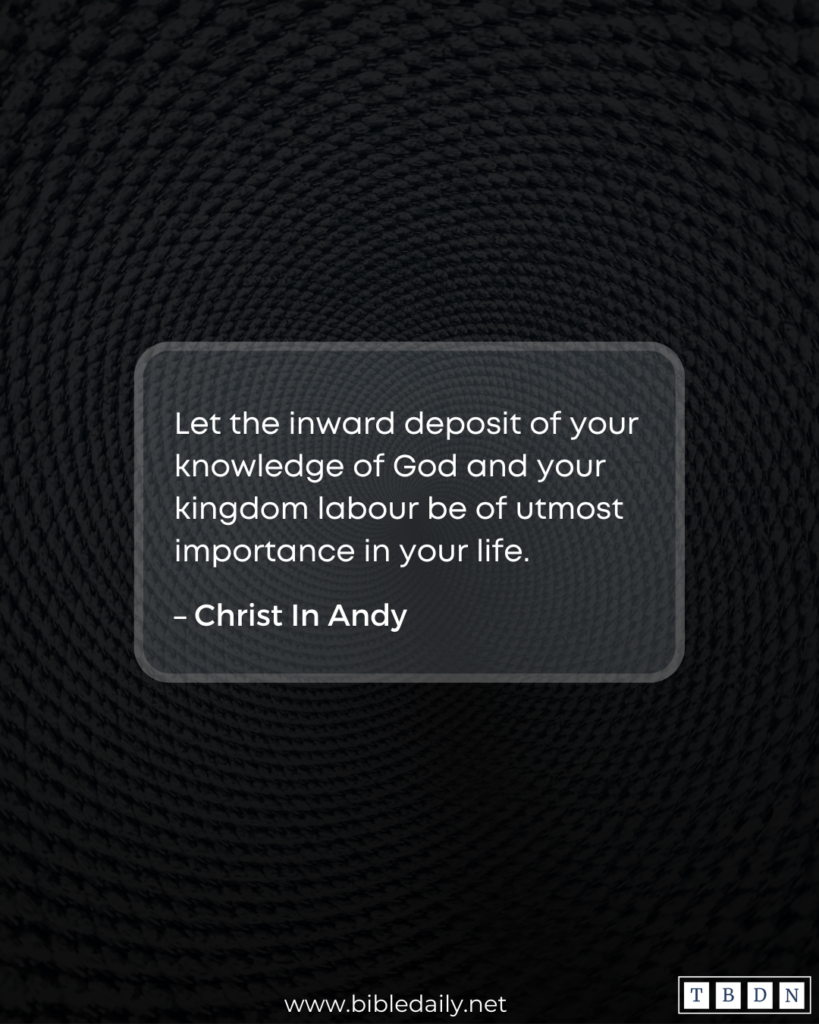 Devotional - Where Do You Store Your Treasures