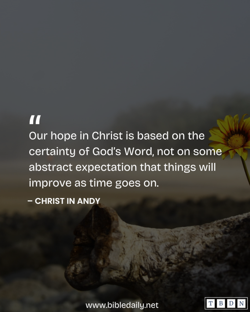 Devotional - Be Joyful in Hope