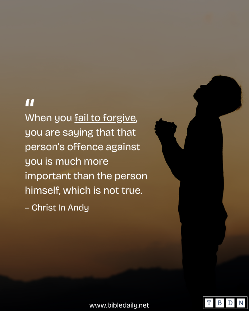 Devotional - Do Not Take Revenge