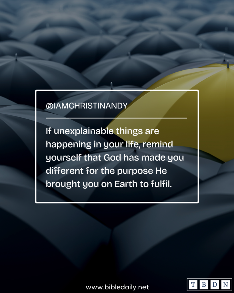 Devotional - God Made You Different for a Purpose