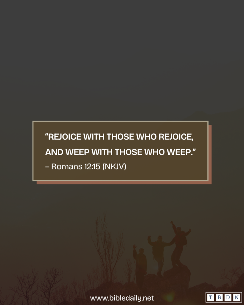 Devotional - Rejoice with Those Who Rejoice