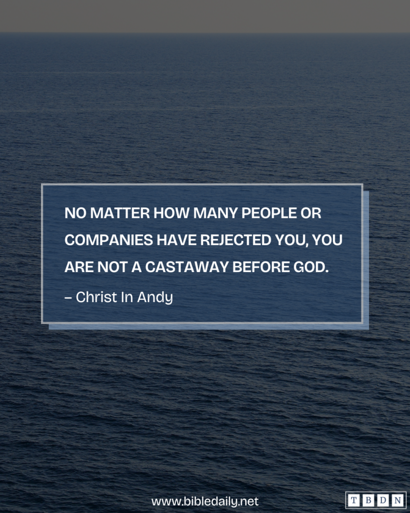 Devotional - You Are Not a Castaway Before God