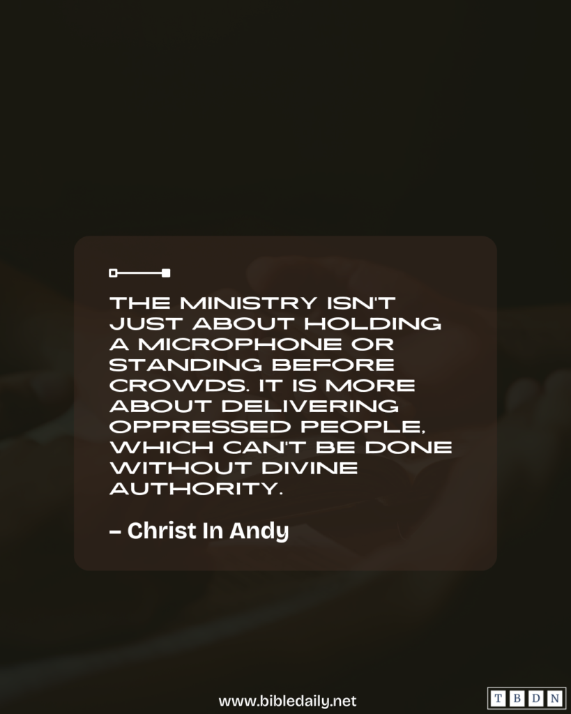 Devotional - Don't Go Out to Preach Without Divine Authority