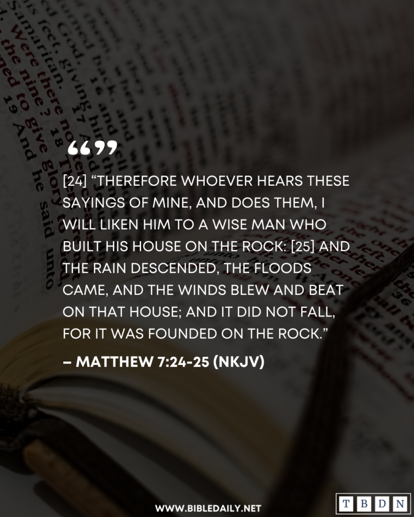 Devotional - Do You Put Jesus' Words to Practice