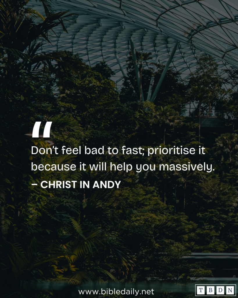 Devotional - Fasting the God Way Is Not a Hunger Strike for You
