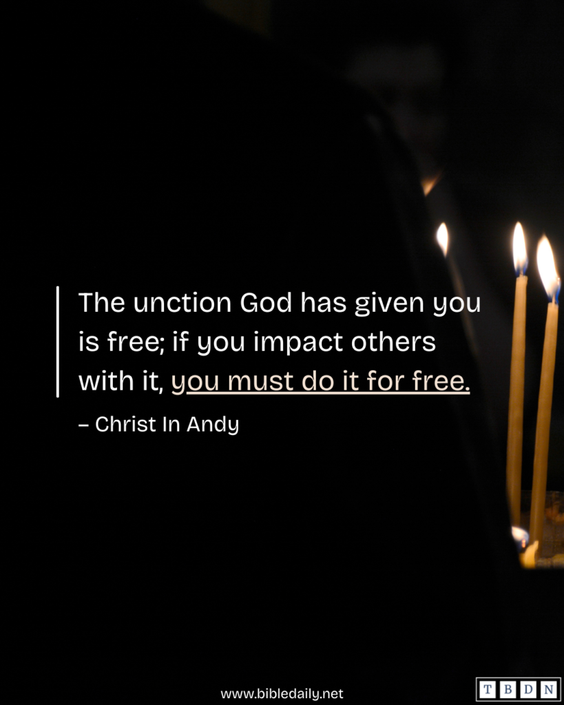 Devotional - God's Spiritual Gifts Are Not for Sale