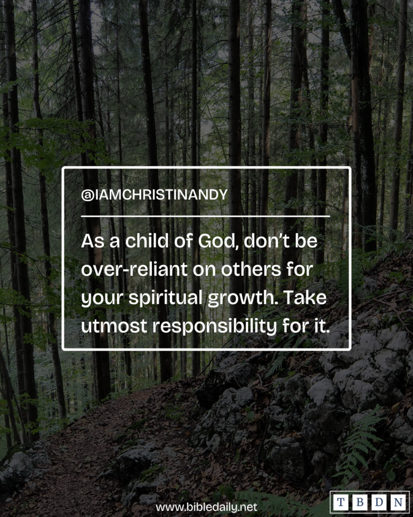 Devotional - Growth Is a Necessity in the Child of God's Life