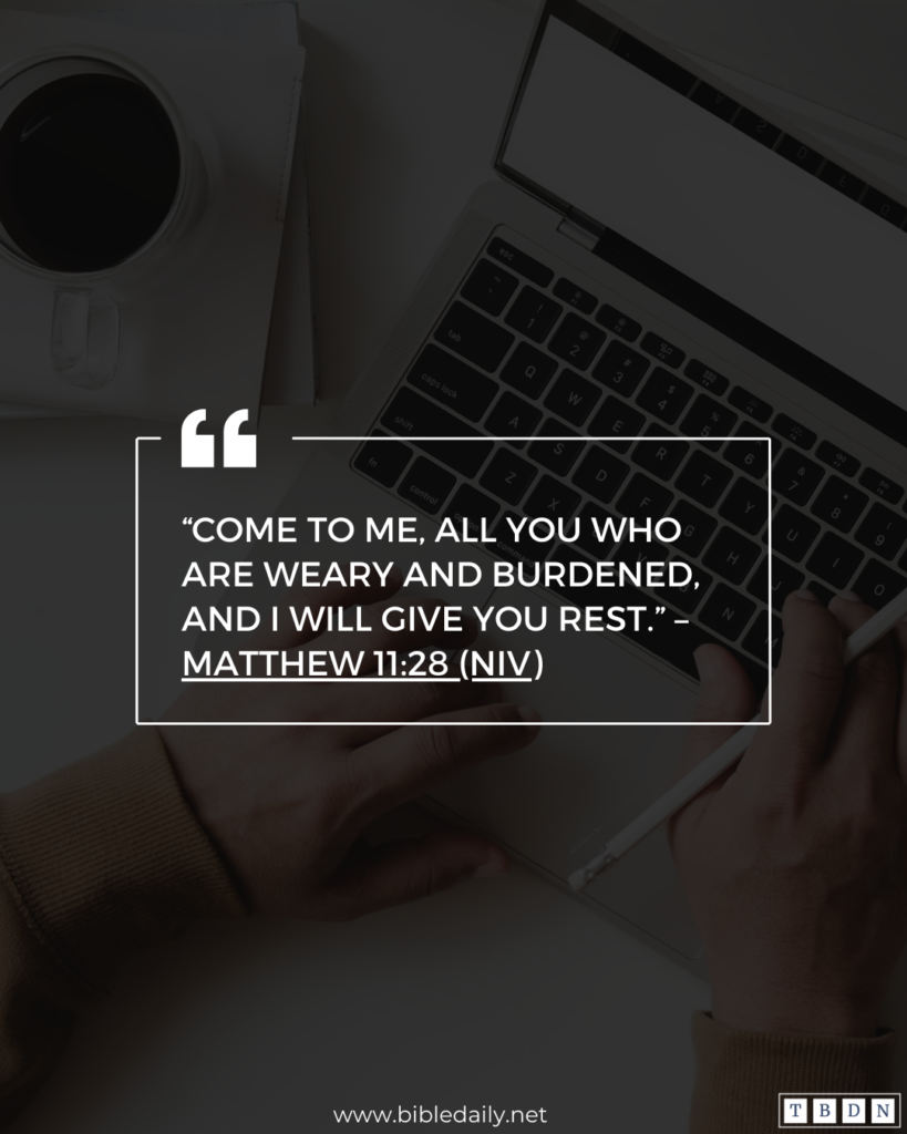 Devotional - Jesus Is the Solution to Your Weariness