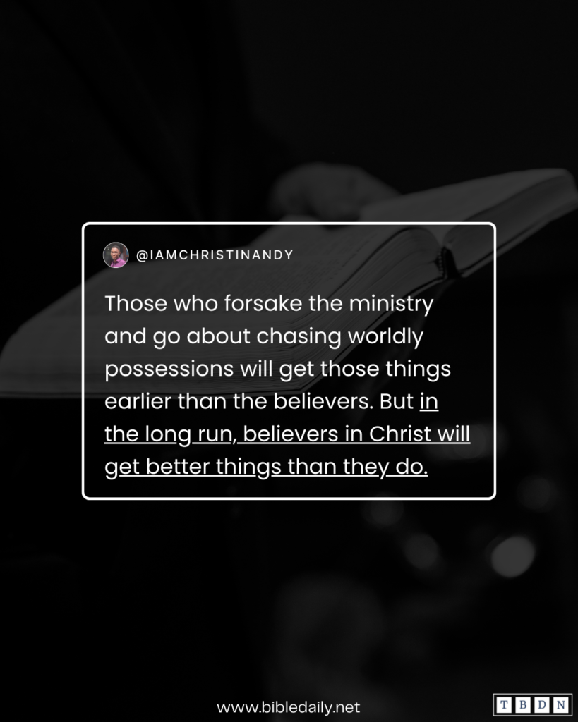 Devotional - The Deception of Pursuing Worldly Possessions Over Intimacy with God