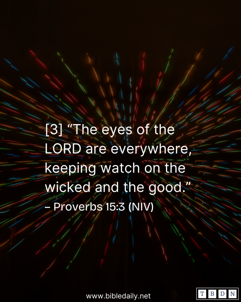 Devotional - The Eyes of the Lord are Everywhere