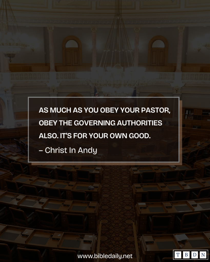 Devotional - Civil Authorities Are God's Servants