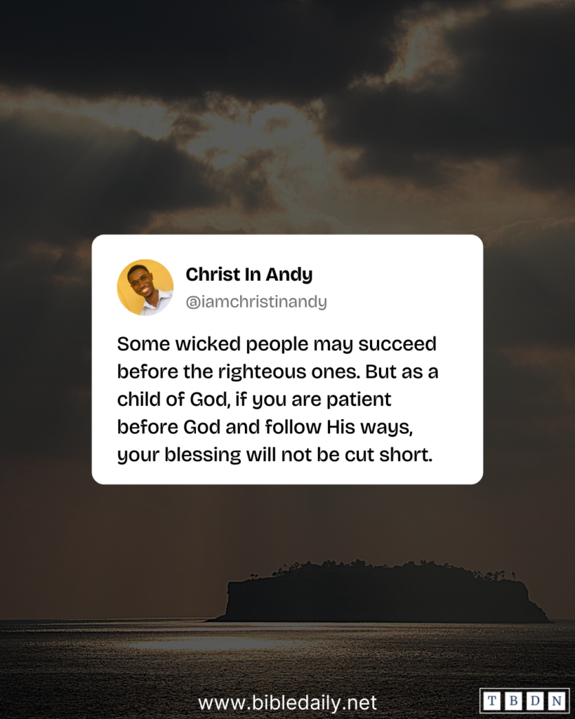 Devotional - God Will Exalt You to Inherit the Land
