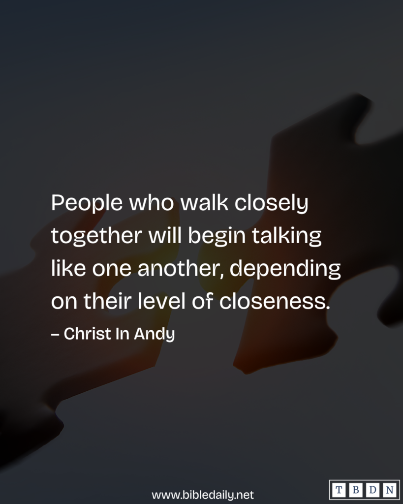 Devotional - Accent Synchrony Through Closeness