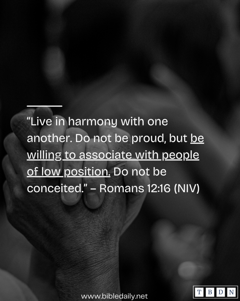 Devotional - Exercise Humility in Relating with People