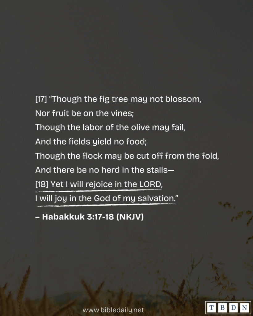Devotional - Maintain Your Joy Despite Bad Circumstances