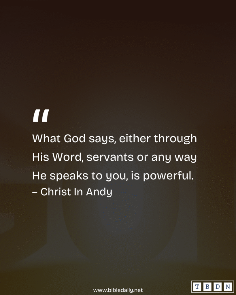 Devotional - The Voice of The Lord Is Powerful