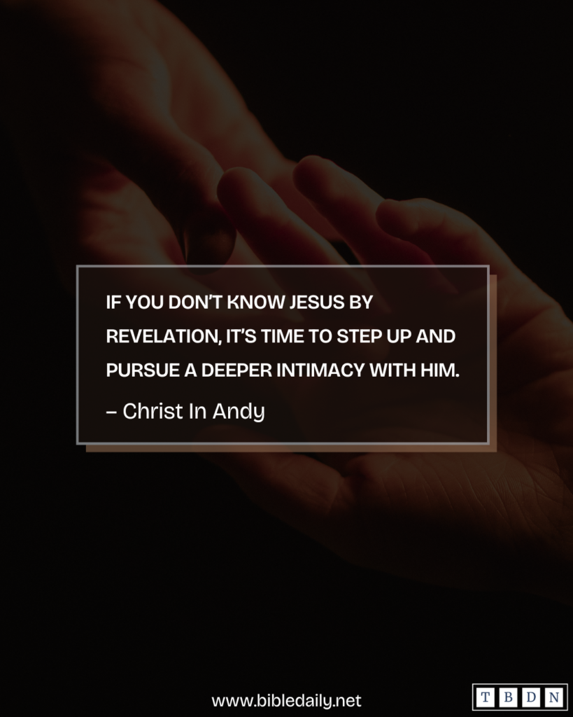 Devotional - Who Is Jesus to You Personally