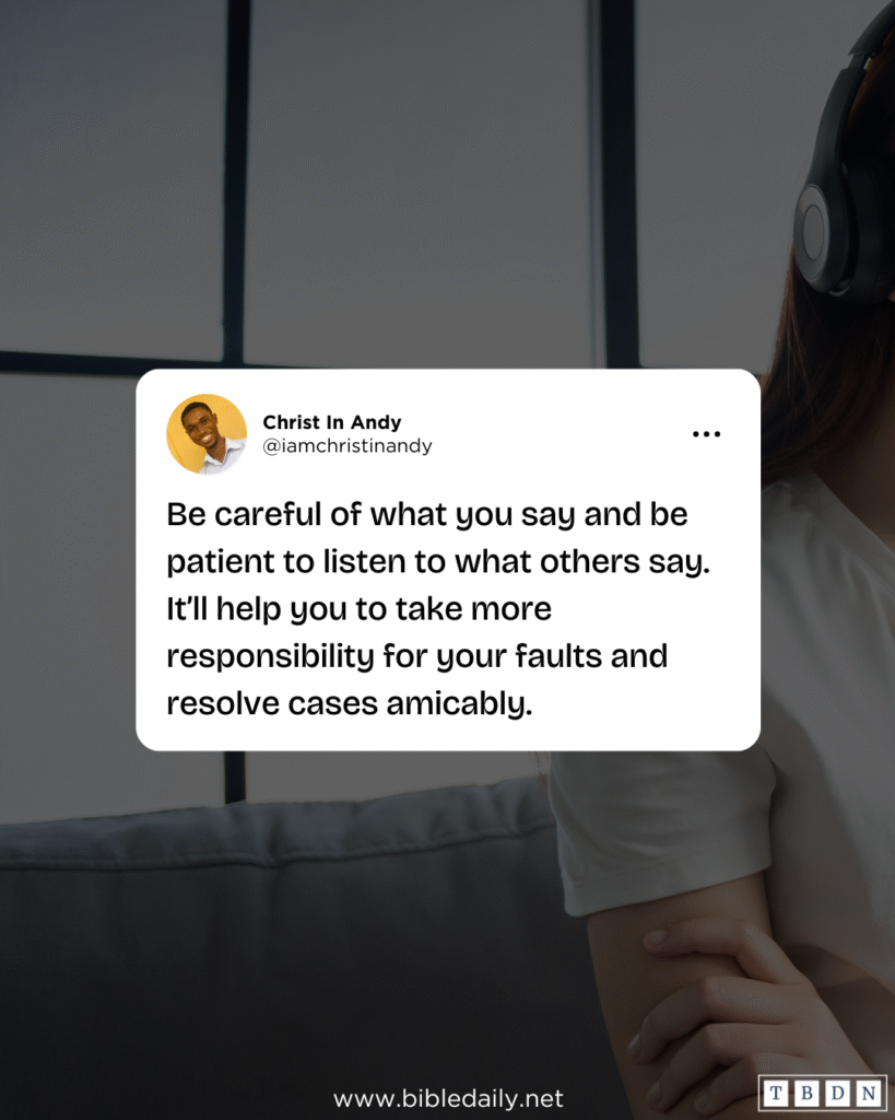 Devotional - A Careful Listener Will Testify Successfully