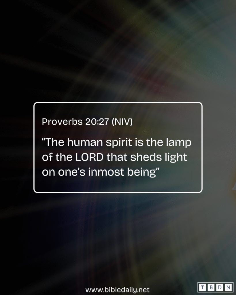 Devotional - The Human Spirit Is the Lamp of the Lord