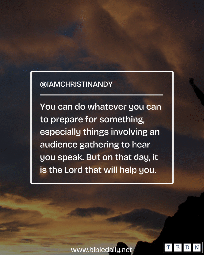 Devotional - Victory Rests with The Lord