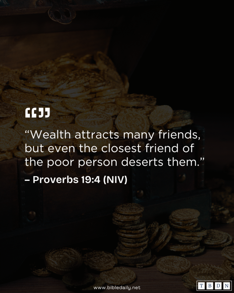 Devotional - Wealth Attracts Many Friends