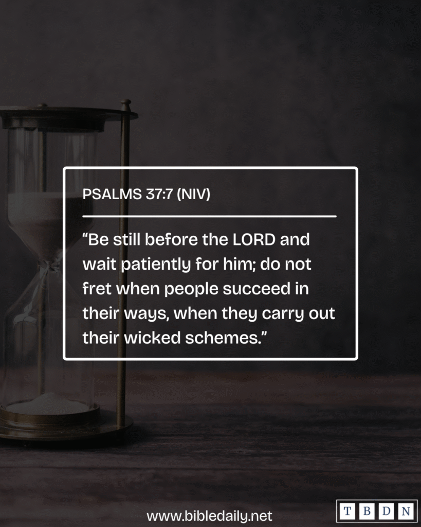 Devotional - Be Still Before the Lord