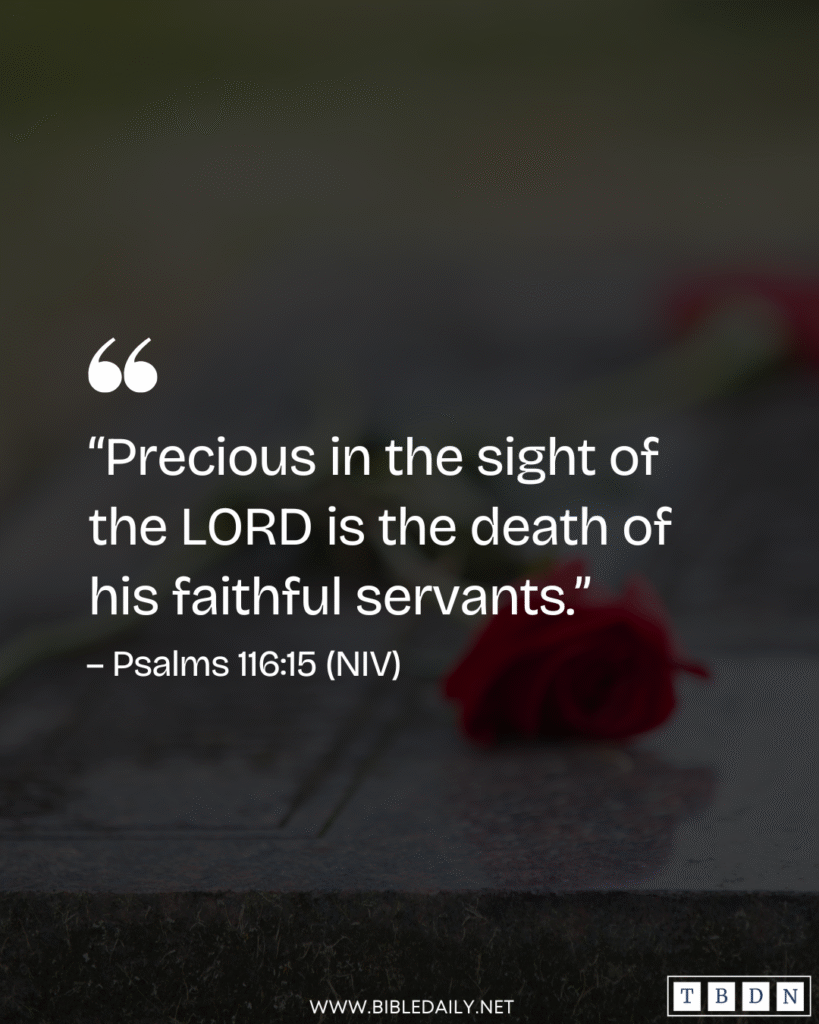 Devotional - Weep Not When a Faithful Servant of God Passes On